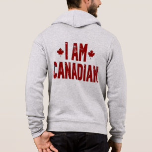 Ich bin Kanadier - Patriotische Erklärung und Ahor Hoodie