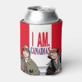Ich bin Kanadierin - Bob & Doug Dosenkühler (Kanne Vorderseite)