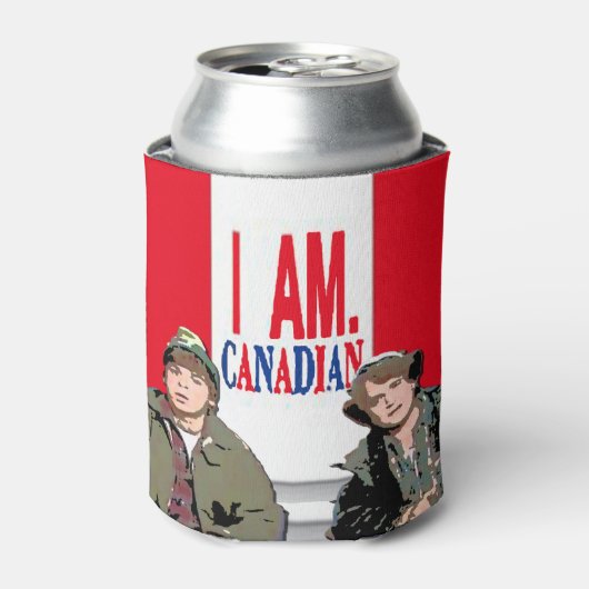 Ich bin Kanadierin - Bob & Doug Dosenkühler (Kanne Vorderseite)