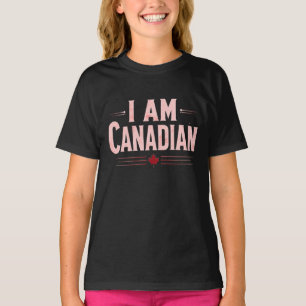 Ich bin Kanadierin - Nationalstolz, Patriotische E T-Shirt