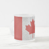 "ICH BIN KANADISCHE" Flaggen-mattierte Tasse (Vorderseite Links)