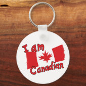 Ich bin kanadischer Schlüsselanhänger (Vorderseite)