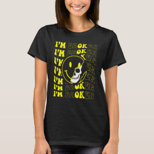 Ich bin kaputt Unsichtbare Krankheit Verwirrtes Lä T-Shirt