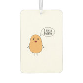 Ich bin Kartoffel Autolufterfrischer (Rückseite)