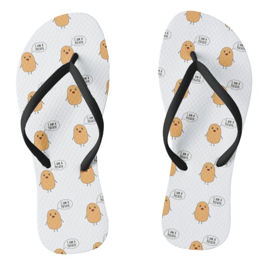Ich bin Kartoffel Badesandalen (Fußbett)