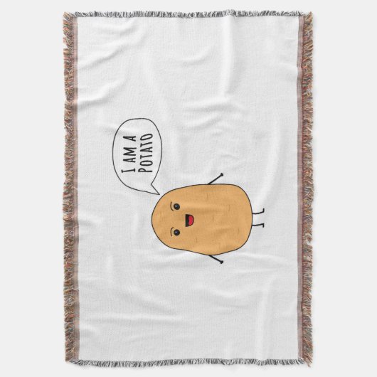 Ich bin Kartoffel Decke (Vorderseite Vertikal)