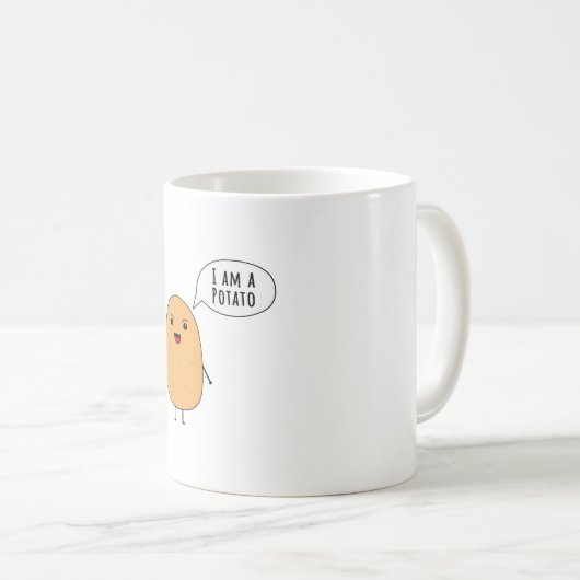 Ich bin Kartoffel Kaffeetasse (VorderseiteRechts)