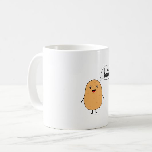 Ich bin Kartoffel Kaffeetasse (Vorderseite Links)
