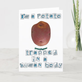 Ich bin Kartoffel Karte