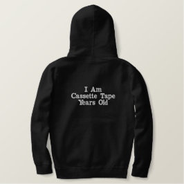 Ich bin Kassette Jahre alt Sweatshirt Vollzip