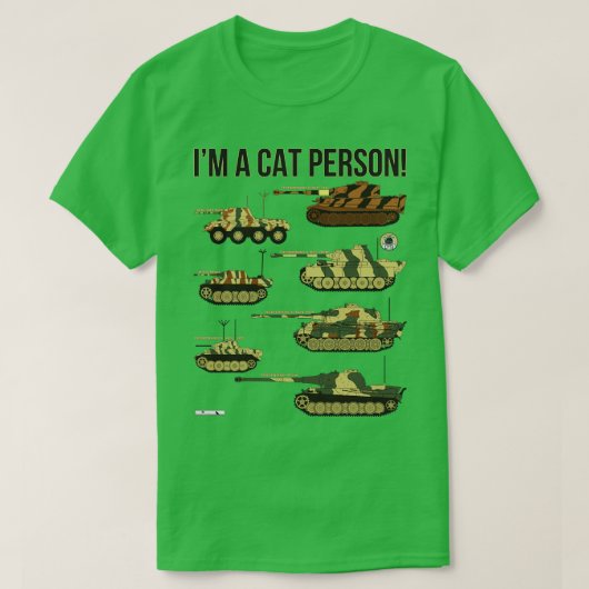 Ich bin Katze 7 deutsche Katzen 2 T-Shirt (Design vorne)