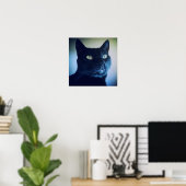 Ich bin Katze Print Poster (Heimbüro)