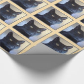 Ich bin Katzen-Muster Geschenkpapier (Ecke)
