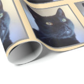Ich bin Katzen-Muster Geschenkpapier (Rolleneckpunkt)