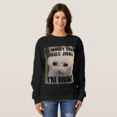 Ich bin Katzenmamma-Frauen Sweatshirt (Vorne ganz)