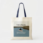 Ich bin Kayak Kanoeing Kayaking Tragetasche (Vorne)