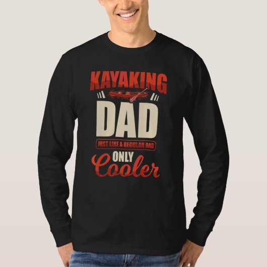 Ich bin Kayak Vater Kayaker Kayaking Bootspaddler T-Shirt (Vorderseite)