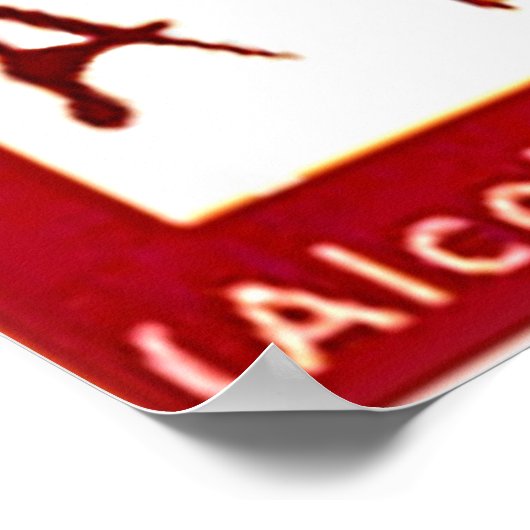 Ich bin kein Alkoholiker, ich bin ein betrunkenes  Poster (Ecke)