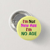 "Ich bin kein Alters-Knopf! " Button (Vorne & Hinten)