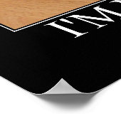 Ich bin kein angespanntes Katzenwerk Poster (Ecke)