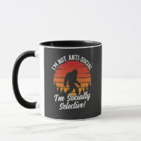 Ich bin kein antisoziales Bigfoot Black