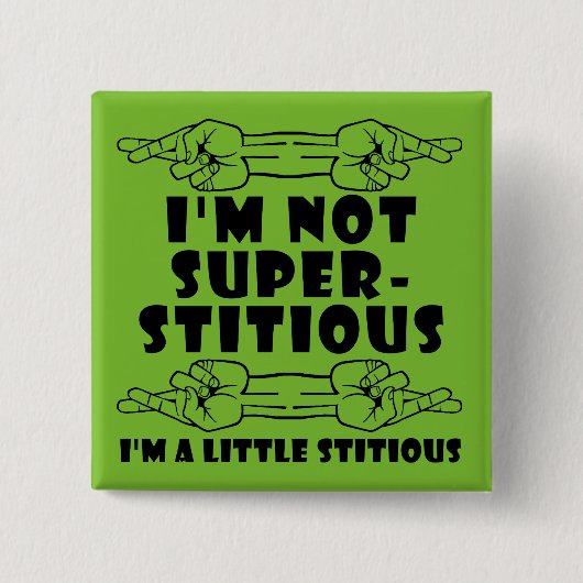 Ich bin kein aufgeblasenes kleines Stilknopf-Abzei Button (Vorderseite)