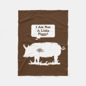 Ich bin kein bisschen schwach! fleecedecke (Vorderseite)