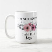 Ich bin kein Boss, ich bin der Chef Kaffeetasse (Links)