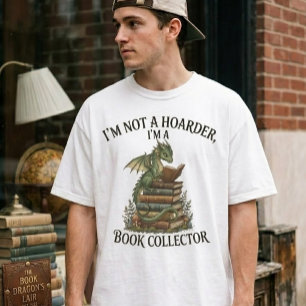 Ich bin kein Bücherwurm, ich bin ein Buchdrache Lu T-Shirt