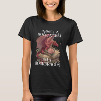 Ich bin kein Bücherwurm, ich bin ein Buchdrache T-Shirt