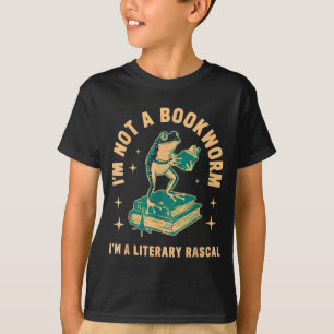 Ich bin kein Bücherwurm, ich bin ein literarischer T-Shirt