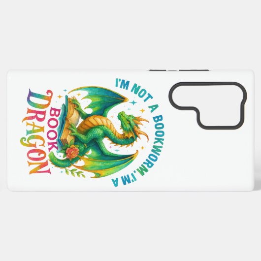 Ich bin kein Buchwurm... Samsung Galaxy Hülle (Rückseite (Horizontal))
