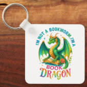 Ich bin kein Buchwurm... Schlüsselanhänger (Vorderseite)