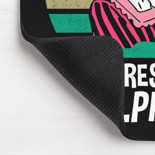 Ich bin kein Chef, ich bin aggressiv hilfreich Mousepad (Ecke)