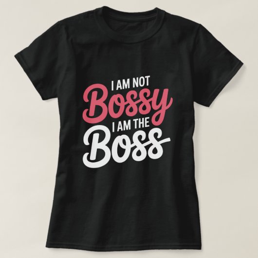 Ich bin kein Chef, ich bin der Boss Funny Office Z T-Shirt (Design vorne)