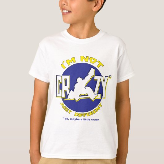 Ich bin kein Crazy Hockey Goalie T - Shirt (Vorderseite)