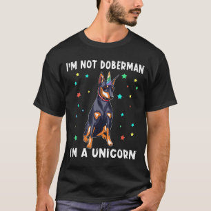 Ich bin kein Dobermann-Hund-Einhorn T-Shirt