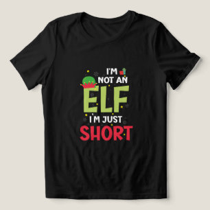 Ich bin kein Elf-Familie Weihnachtsjs passen zusam Tri-Blend Shirt