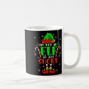 Ich bin kein Elf, ich bin nur kurz Familie Weihnac Kaffeetasse