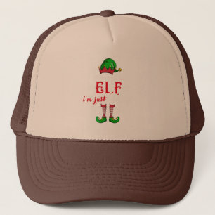 Ich bin kein Elf, ich bin nur kurze, lustige Weihn Truckerkappe