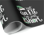 Ich bin kein Elf, ich bin nur Kurze Weihnachtsfeie Geschenkpapier (Rolleneckpunkt)