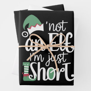 Ich bin kein Elf, ich bin nur Kurze Weihnachtsfeie Geschenkpapier Set