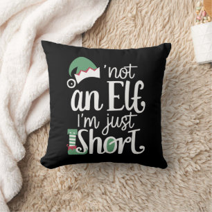 Ich bin kein Elf, ich bin nur Kurze Weihnachtsfeie Kissen