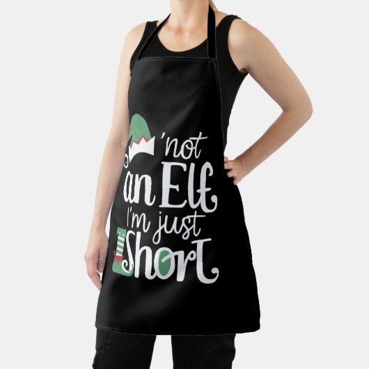 Ich bin kein Elf, ich bin nur Kurze Weihnachtsfeie Schürze (InSitu)