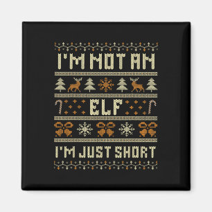 Ich bin kein Elf im Kurzen Weihnachtsspiel Magnet