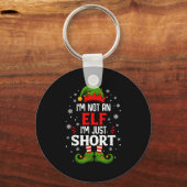 Ich bin kein Elf im Kurzen Weihnachtsspiel Schlüsselanhänger (Vorderseite)