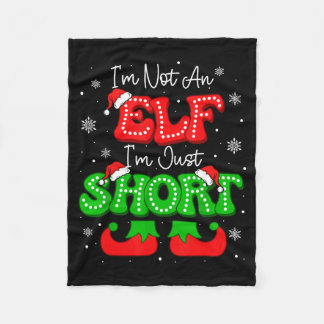 Ich bin kein Elf, nur klein Lustiger Weihnachten X Fleecedecke