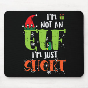 Ich bin kein Elf, nur Kurze lustige Weihnachtsmänn Mousepad