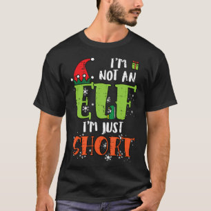 Ich bin kein Elf, nur Kurze lustige Weihnachtsmänn T-Shirt