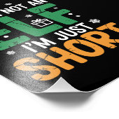 Ich bin kein Elf, nur Kurze WeihnachtsWeihnachtsWe Fotodruck (Ecke)